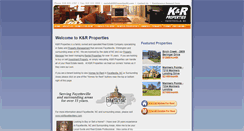 Desktop Screenshot of krpropertiesnc.com